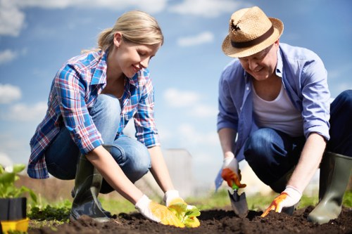 Safe bank transfer and card payment options for landscaping