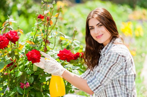 Example landscaping clearance jobs and cubic-yard pricing in Newcross